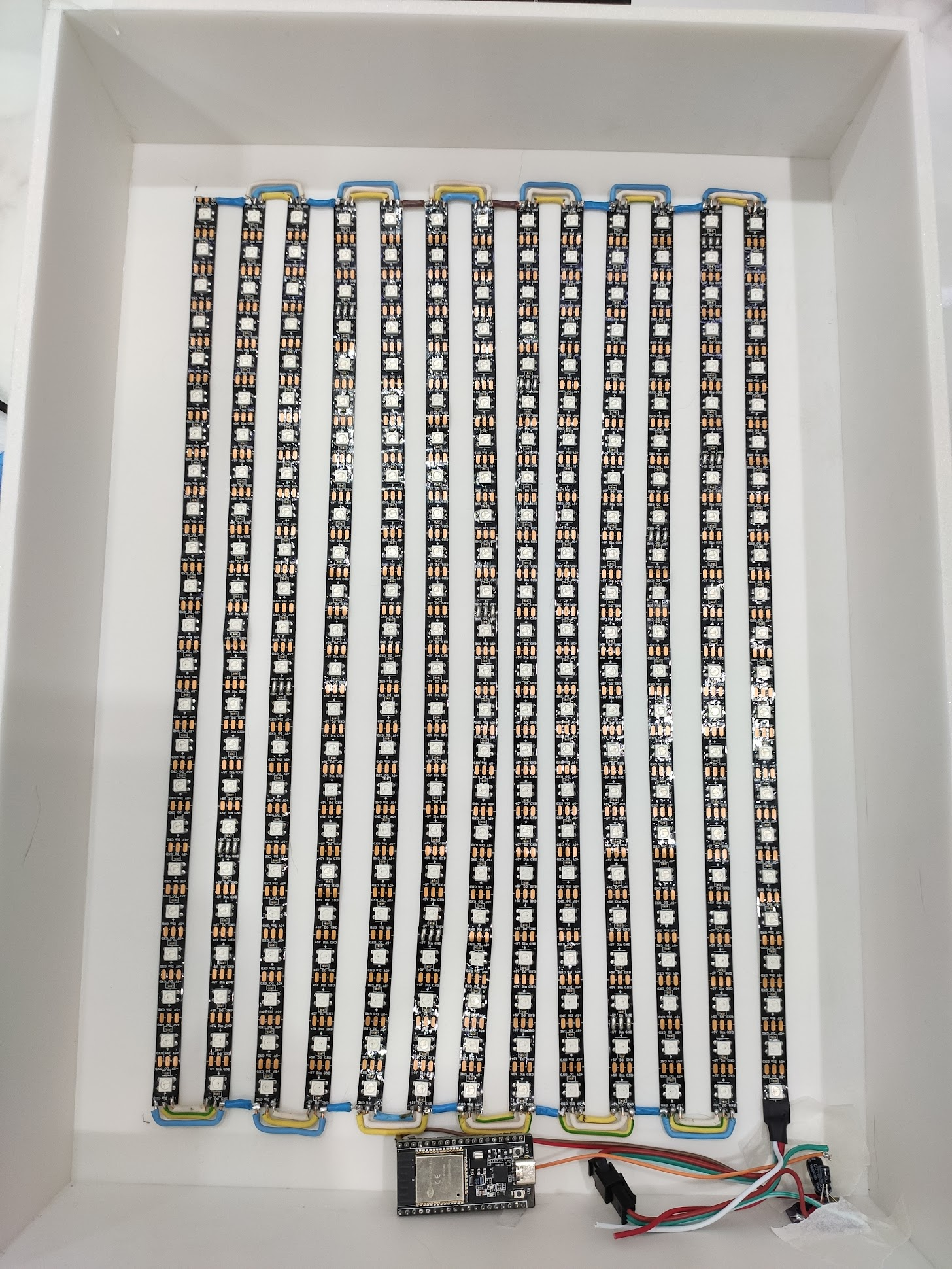 LED Matrix in the case