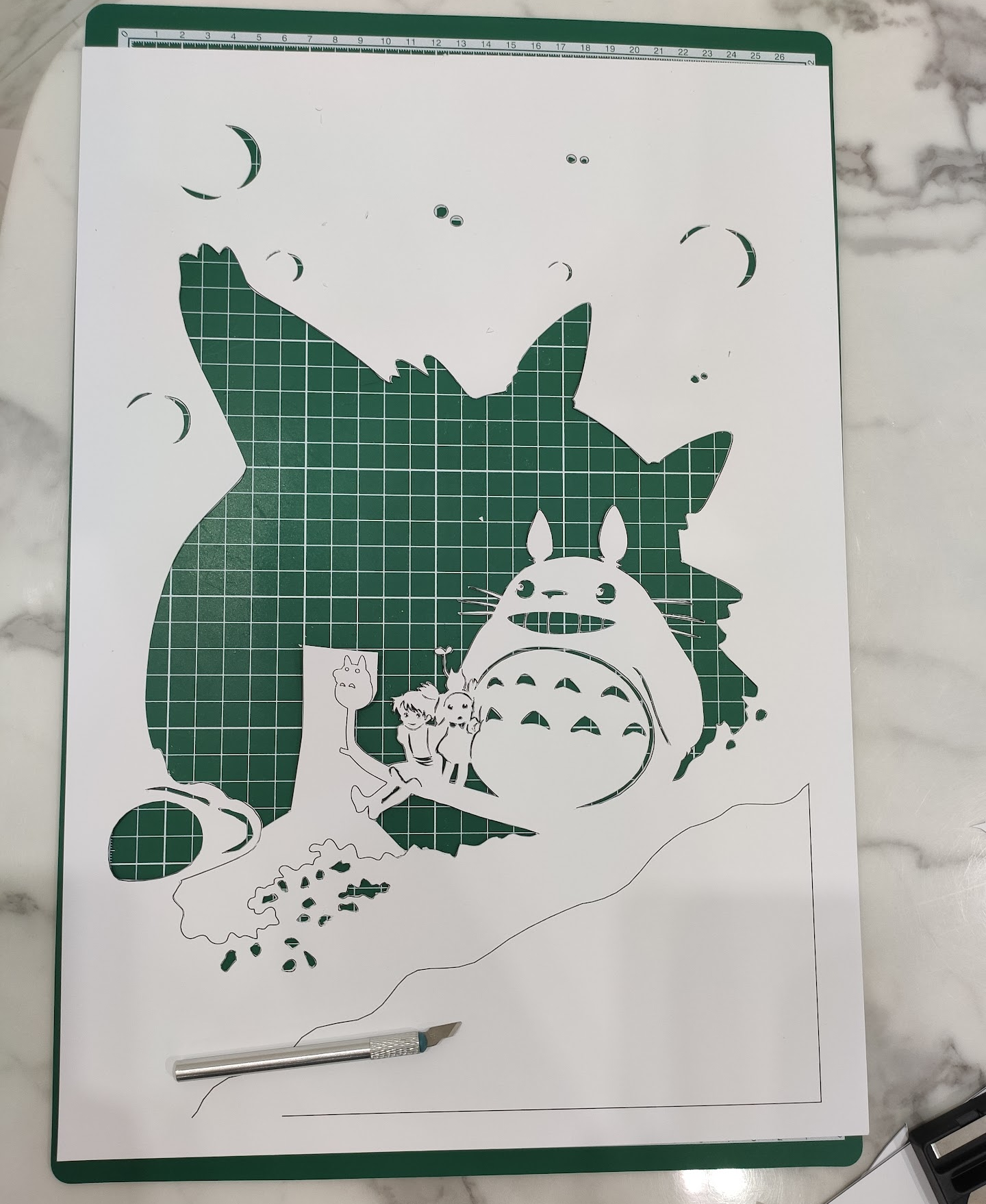 Papercut | Totoro partial